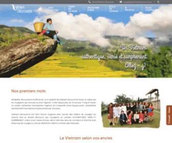 Vietnamdecouverte.com(Vietnam Découverte) Screenshot