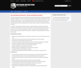 Vietnamdetective.net(Viet Nam Detective) Screenshot