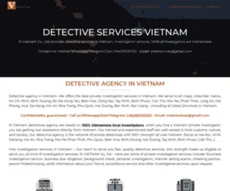 Vietnamdetectives.com(Vietnam detective service) Screenshot