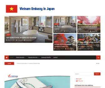 Vietnamembassy-Japan.org(Embassy of the Socialist Republic of Vietnam in Japan) Screenshot