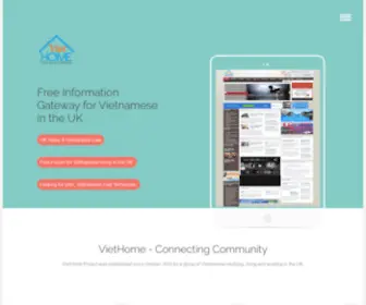 Vietnamesecommunity.org.uk(Our Projects) Screenshot