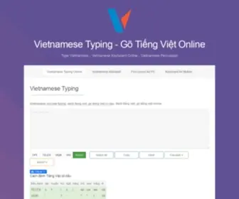 Vietnamesetyping.com(Vietnamese Typing Online) Screenshot