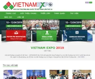 Vietnamexpo.com.vn(VIETNAM EXPO 2020) Screenshot