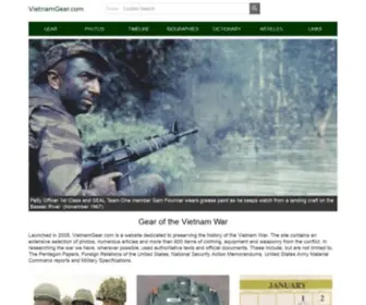 VietnamGear.com(Gear of the Vietnam War) Screenshot