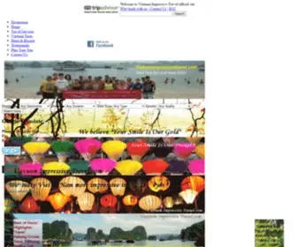 Vietnamimpressivetravel.com(Vietnam Impressive travel) Screenshot