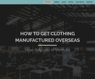 Vietnaminsider.net(How to get clothing manufactured overseas) Screenshot