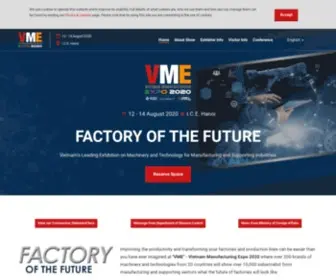 Vietnammanufacturingexpo.com(Vietnam Manufacturing Expo) Screenshot