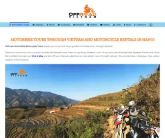 Vietnammotorbikemotorcycletours.com(Motorbike Tours Through Vietnam) Screenshot