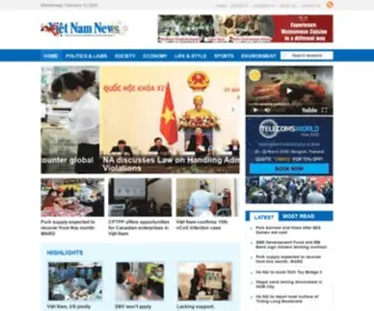 Vietnamnews.vn(Việt Nam News) Screenshot