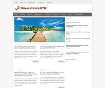 Vietnamnewsgazette.com(Vietnam News Gazette) Screenshot