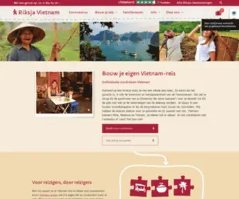Vietnamonline.nl(Riksja Travel) Screenshot