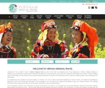 Vietnamoriginal-Travel.com(Best Tour Operators and Travel Agencies in Vietnam) Screenshot