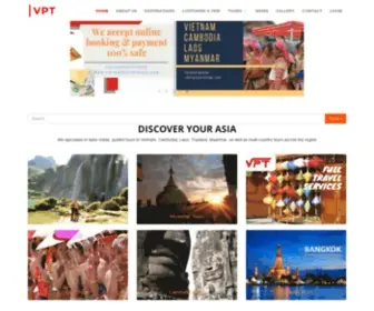 Vietnampathfinder.com(Vietnam guided tours) Screenshot