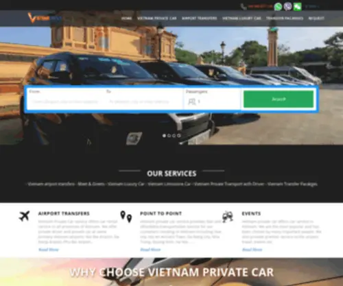 Vietnamprivatecar.com(Vietnamprivatecar) Screenshot