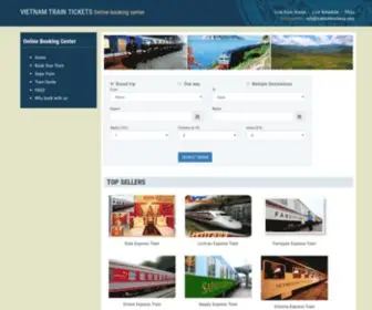 Vietnamrailways.com(Vietnam Railways Tickets) Screenshot