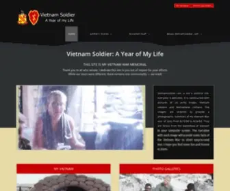 Vietnamsoldier.com(Vietnam Soldier A Year of my life) Screenshot