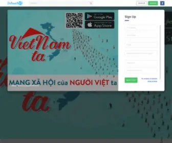 Vietnamta.vn(Mạng xã hội Việt Nam Ta) Screenshot