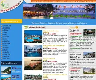 Vietnamtopresorts.com(Find & book deluxe to luxury Vietnam Resorts with Vietnam Bamboo Travel. Book independent 3) Screenshot