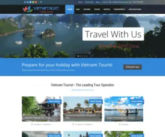 Vietnamtourist.vn(Vietnam Tourist) Screenshot