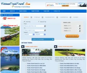 Vietnamtraintravel.com(Vietnamtraintravel) Screenshot