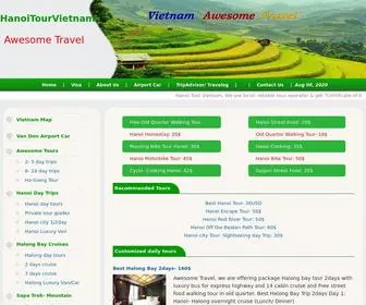 Vietnamtravelcompany.com(Hanoi Tour) Screenshot