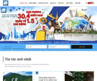 Vietnamtravelgroup.com.vn(VIETNAM TRAVEL) Screenshot