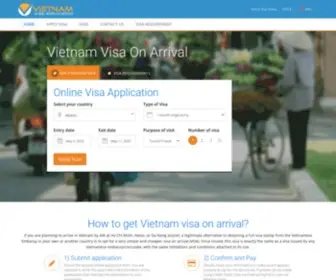 Vietnamvisaapplication.com(Vietnam Visa Application) Screenshot