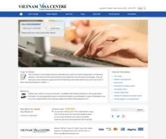 Vietnamvisacentre.com(Vietnam Visa Centre) Screenshot