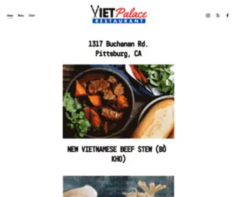 Vietpalace.com(Viet Palace Restaurant) Screenshot