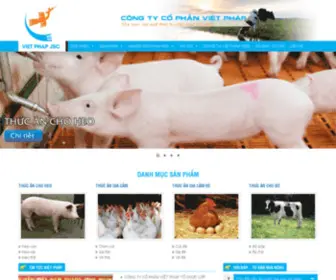 Vietphapfeed.com(Thức ăn chăn nuôi Việt Pháp) Screenshot