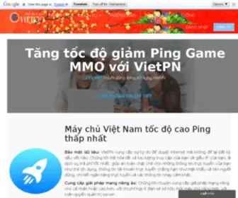 Vietpn.com(Phần mềm giảm Ping tốt nhất Việt Nam) Screenshot