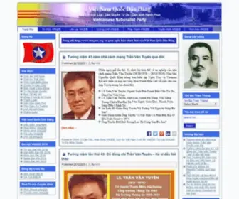 VietQuoc.org(Việt Nam Quốc Dân Đảng) Screenshot