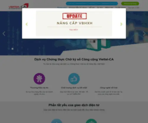 Viettel-CA.vn(Trang ch) Screenshot