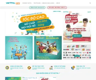 Viettelcare.com.vn(Lắp mạng viettel 2020) Screenshot