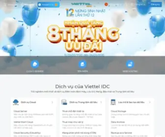 Viettelidc.com.vn(Viettel IDC) Screenshot