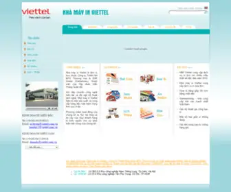 Viettelprinting.com.vn(Viettelprinting) Screenshot