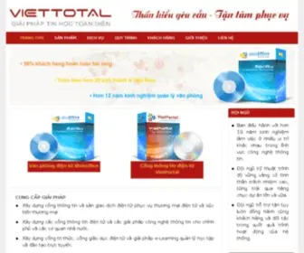 Viettotal.com(Công ty TNHH Giải Pháp Tin Học Toàn Diện) Screenshot