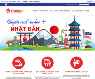 Viettriduhoc.com(Du Học Việt Trí) Screenshot