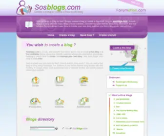 Vieuxblog.com(Create a blog) Screenshot
