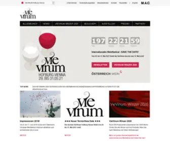 Vievinum.at(VieVinum Internationales Weinfestival in der HOFBURG Vienna) Screenshot