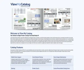 View-MY-Catalog.com(View My Catalog by Digital Canvas) Screenshot