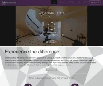 View360Properties.com(360 Properties) Screenshot