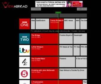 Viewabroad.com(Watch UK TV Online For FREE) Screenshot