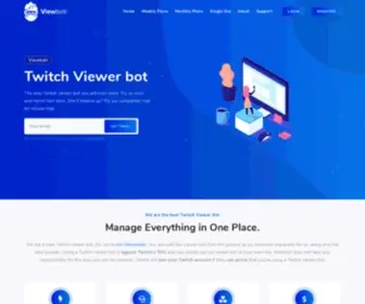 Viewbotr.com(A Twitch viewer bot) Screenshot