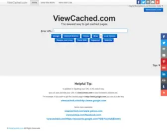 Viewcached.com(View Cached Pages) Screenshot