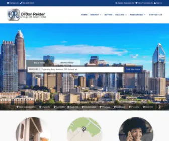 Viewcharlotte.com(The Ordan Reider Group at Allen Tate) Screenshot