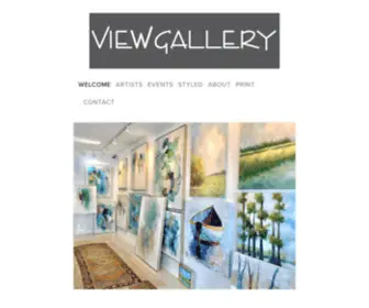 Viewgalleryart.com(VIEW GALLERY) Screenshot