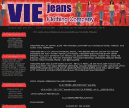 Viewjeans.com(VIEWJEANS KONVEKSI GROSIR JEANS BERKUALITAS BAGUS MURAH) Screenshot