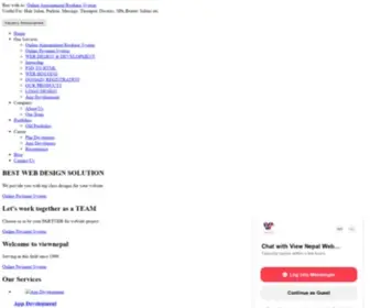 Viewnepal.net(View Nepal Web Hosting) Screenshot