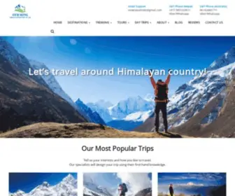 Viewnepaltreks.com(Trekking and Hiking Package View Nepal Treks and Expedition) Screenshot